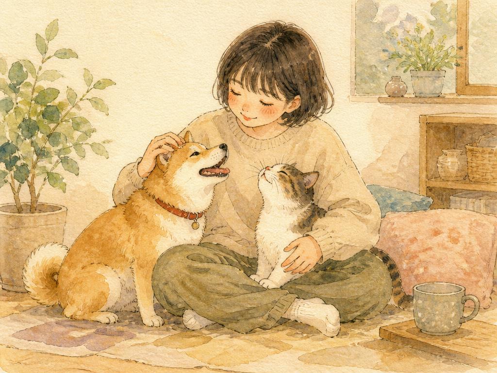 你回家時，牠有什麼反應？